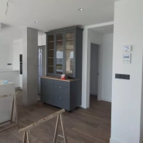 Imagen mostrando los detalles estructurales de la rehabilitación unifamiliar en Oleiros Mera.